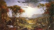 Jasper Cropsey Herbst am Hudson River USA oil painting artist